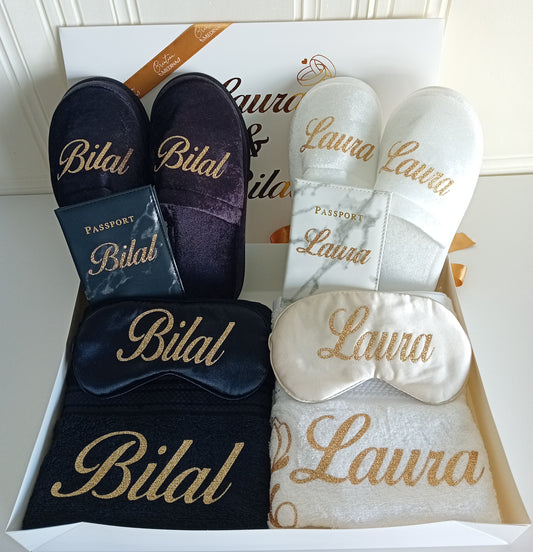 Coffret Mariage couple personnalisé